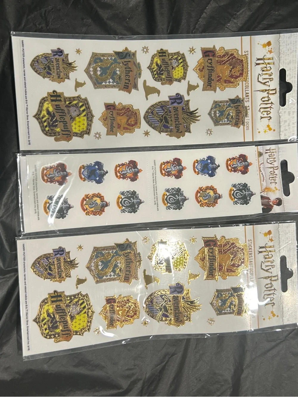 Harry Potter Gold House Crest Sticker Sheets - Multi-Color
